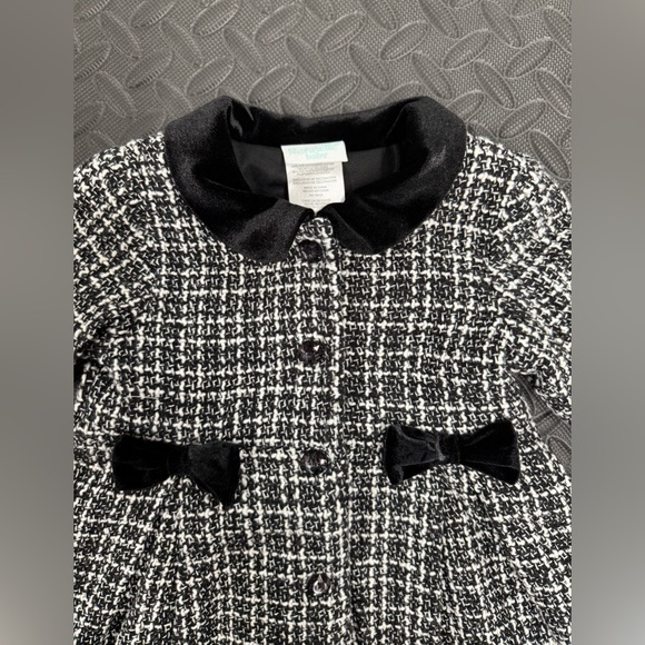 Nannette Black and White Pea Coat - Picture 2 of 5